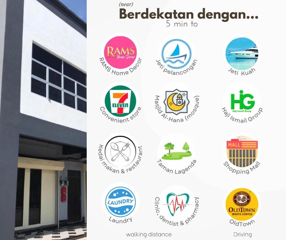 Adina Homestay Langkawi ~Spacious Homestay~ Kuah Exterior photo